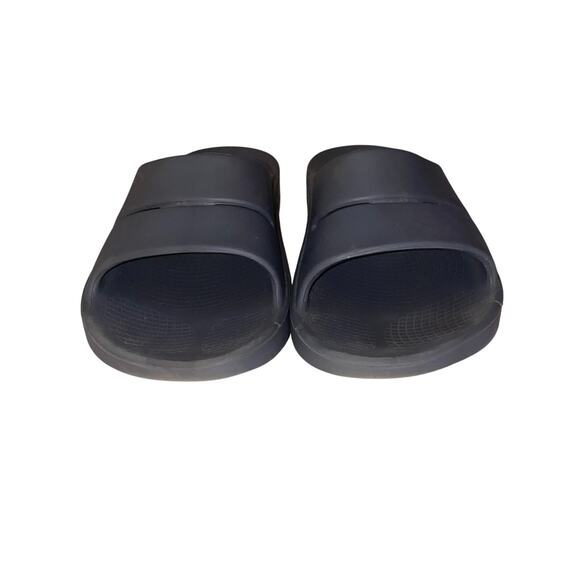 OOFOS OOahh Recovery Slide Sandals Gray M8 W10 EU41 Comfort Orthopedic - Picture 2 of 8